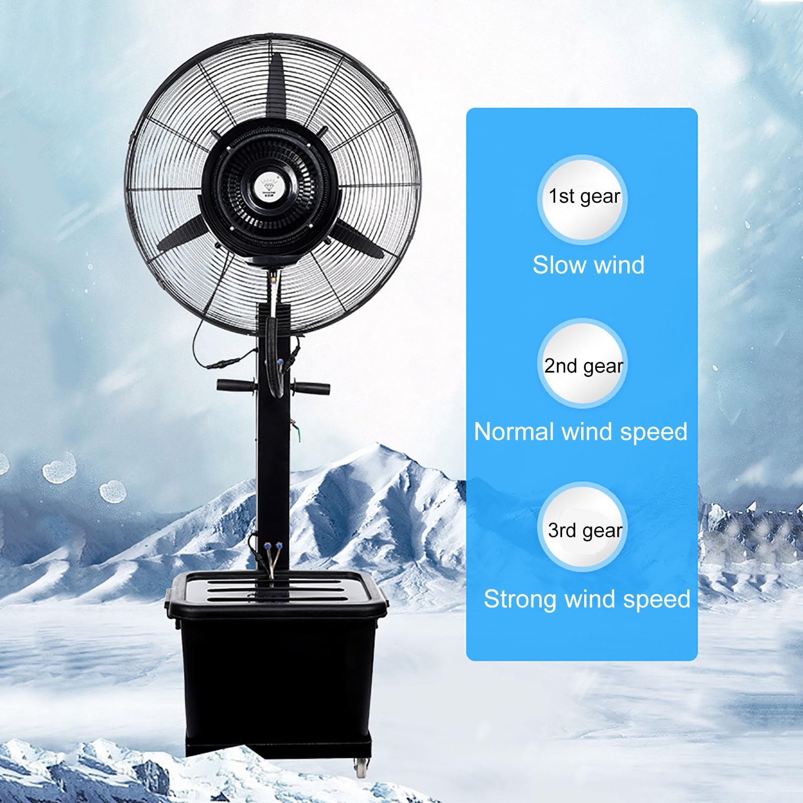 Amazon.com: Outdoor Oscillating Fan, Outdoor Floor Fan with 12 Gal